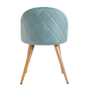 Modern Upholstered Dining Chairs with Brushed Fabric – Set of 1 or 2