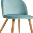 Modern Upholstered Dining Chairs with Brushed Fabric – Set of 1 or 2