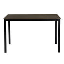 BRANDT Walnut Dining Table with Black Legs – 120 cm Length