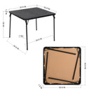 Fern 86" Black PVC Folding Table – Durable and Space-Saving Design