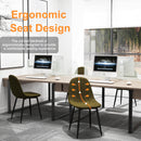 Set of 4 Fabric Lime Green Dining Chairs – Modern Design, Ergonomic Comfort, and Durable Build for Dining Rooms, Offices