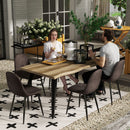 Fabric Sepia Dining Chair Set of 4 – Elegant, Comfortable, and Durable for Modern Dining Rooms and Offices