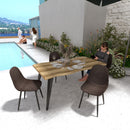 Fabric Sepia Dining Chair Set of 4 – Elegant, Comfortable, and Durable for Modern Dining Rooms and Offices