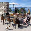 Set of 4 Dining Chair with Faux Suede – Ergonomic Backrest, Soft & Durable, Black Metal Legs