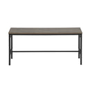 Industrial-Style Dining Table Set with Benches