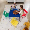 5-Piece Folding Kids Table & Chair Set – Colorful & Durable