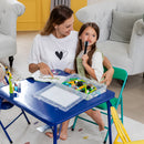 5-Piece Folding Kids Table & Chair Set – Colorful & Durable
