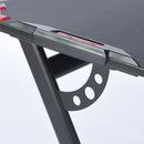 Ergonomic Gaming Desk โ Carbon Fiber Surface, Sturdy Z-Shaped Frame, 39-Inch Esports Workstation