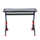 Ergonomic Gaming Desk โ Carbon Fiber Surface, Sturdy Z-Shaped Frame, 39-Inch Esports Workstation