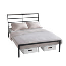 Industrial Style Metal Bed Frame