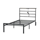 Industrial Style Metal Bed Frame