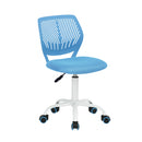 Ergonomic Swivel Office Chair – Blue Mesh Backrest with Adjustable Height and 360° Rotation