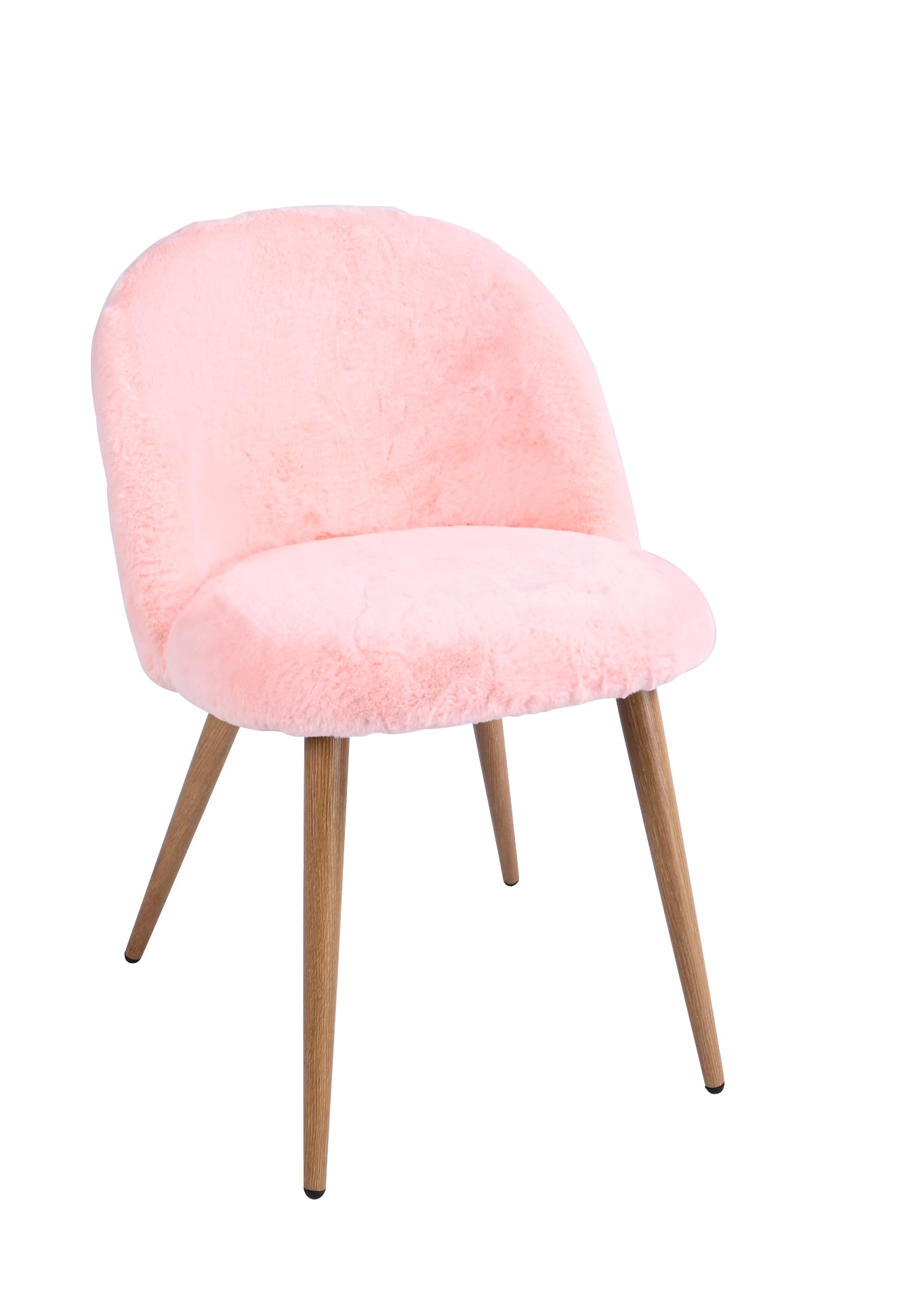 Pink velour hotsell dining chairs