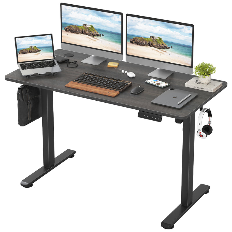 STARY Electric Standing Desk Adjustable Height Sit Stand Home Office Desk with Splice Board
