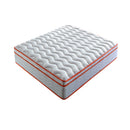 Queen Mattress, 10 Inch Hybrid Mattress in a Box, Memory Foam and Pocket Springs, Fiberglass Free, Soft and Breathable, Medium Firm Feel