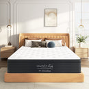 Queen Size Mattress,12 Inch Hybrid Mattress, Individually Pocketed Innerspring, Medium Firm