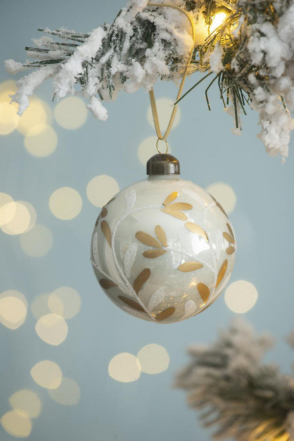D3' Christmas Ball Ornaments, Glass Decorative Hanging Ball Christmas Tree Ornaments for Holiday Party Decorations, Set of 12