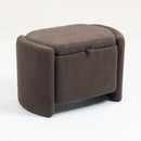 Mid Century Modern Accent Chair with Wood Frame, Upholstered Living Room Chairs with Waist Cushion, Reading Armchair for Bedroom Sunroom