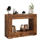 47' Farmhouse Console Table, Sofa Table Accent Table, Entryway Table with Storage, Narrow Entryway Table for Hallway, Living Room, Entrance, Foyer (Dark Brown)