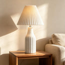 22.3' H Ceramic Table Lamp with Folding Lampshade