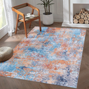 MAVAL Multi Washable Rug 4x6 Area Rug (Multi, 4' x 6')