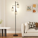 67 Inch 3-Light Tree Floor Lamp with Foot Switch, Easy to Assemble
