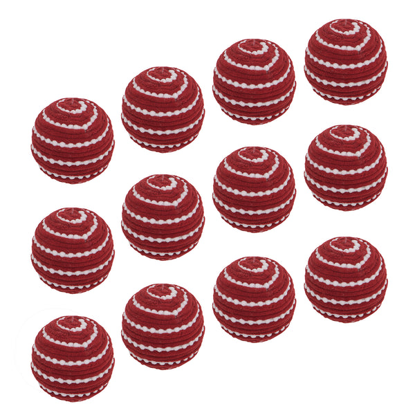 D3.9' Christmas Ball Ornaments, Decorative Hanging Ball Christmas Tree Ornaments for Holiday Party Decorations, Set of 12
