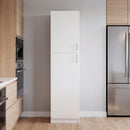 Core Norwick Pantry Cabinet – Modern Tall Storage Organizer with Open Shelves for Living Room & Home Office