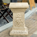 Pedestal Column Plant Stand, 19 Inch, Indoor and Outdoor