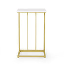 Modern Glam C-Shape End Table