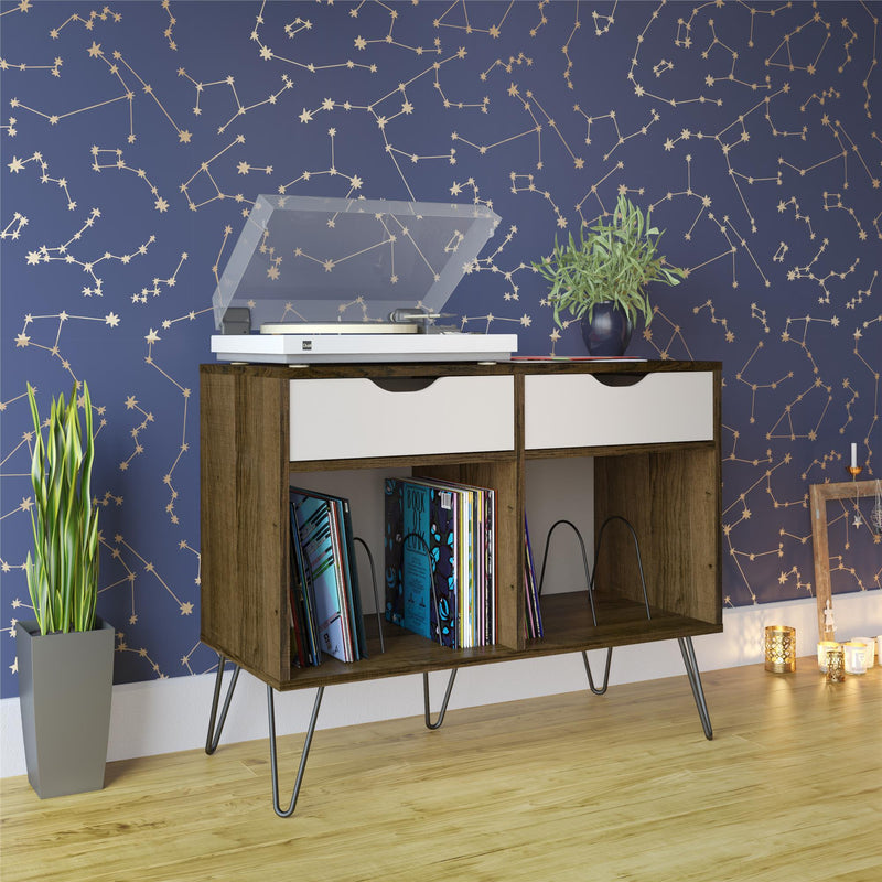 Concord Turntable Stand with Drawers