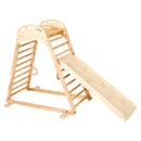 Indoor Playground Jungle Gym 4-in-1 Toddlers Climber Playset for Kids