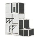 3-Tier Cat House with Jumping Box and 2 Doors