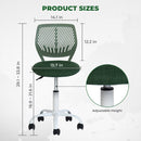 Ergonomic Task Chair with 360° Swivel and Adjustable Height – Green Mesh