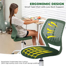 Ergonomic Task Chair with 360° Swivel and Adjustable Height – Green Mesh