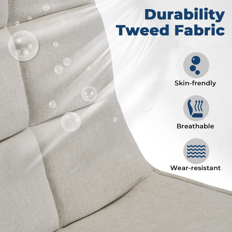 Modern Adjustable Swivel Accent Chair – Ergonomic & Stylish