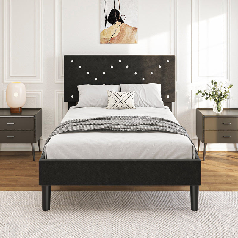 Upholstered Platform Bed