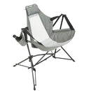 steel folding chair grey