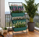 Plant Stand Grow Container,4-Tier Vertical Raised Garden Planter with 4 Boxes,for Vegetable & Flowers