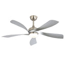 52-Inch Ceiling Fan with Light Featuring 5 ABS Blades Dimmable LED and Memory Function