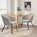 Modern Accent Chair with Ergonomic Mid-Back Support