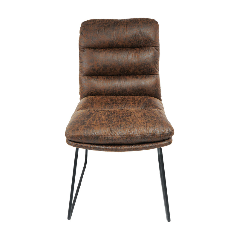 STEFFEN Mid-Century Modern Upholstered Dining Chairs(Set of 2)