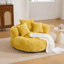 Bean Bag Chairs, Bean Bag Sofa for Adults, Kids,Oversized Corduroy Bean Bag Chair with 3 Pillows & Armrest,Beanbag Chair & Lazy Sofa with Foam Filler for Bedroom Living Room Dorm