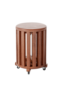 100% solid wood stackable stools set of 4, wooden stools, 18-inch stools, stacking stools, nesting tables, sturdy and durable, no installation required, top stackable round side table
