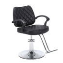 Hair Beauty Salon Equipment Black Hydraulic Barber Styling Chair(BLACK)