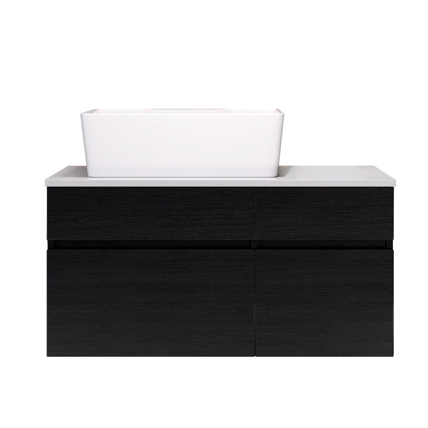31.5 in Floating Bathroom Vanity with Sink for Small Bathroom