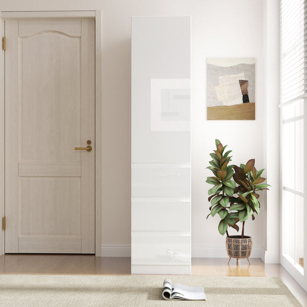 Kitchen Pantry Storage Cabinet,Food Pantry Cabinet with Doors ,shelves and drawers