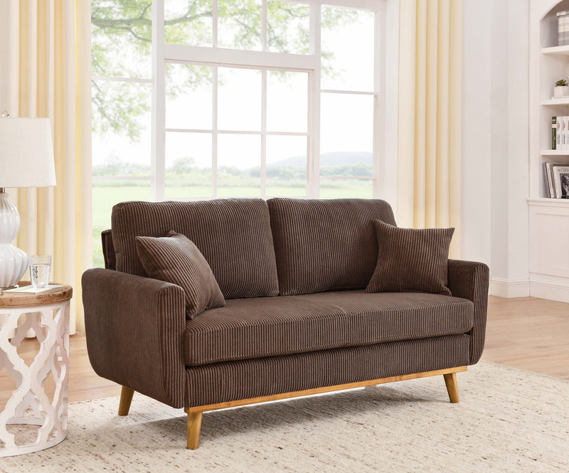 Asher Mid-Century Corduroy Sofa