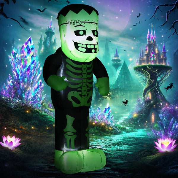 Outdoor Halloween Inflatable Skeleton Frankenstein