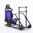 Enhanced and stable racing wheel cockpit, compatible with Fanatec, PXN, Thrustmaster, and Logitech adjustable driving simulators, excluding handbrake, pedals, and monitor
